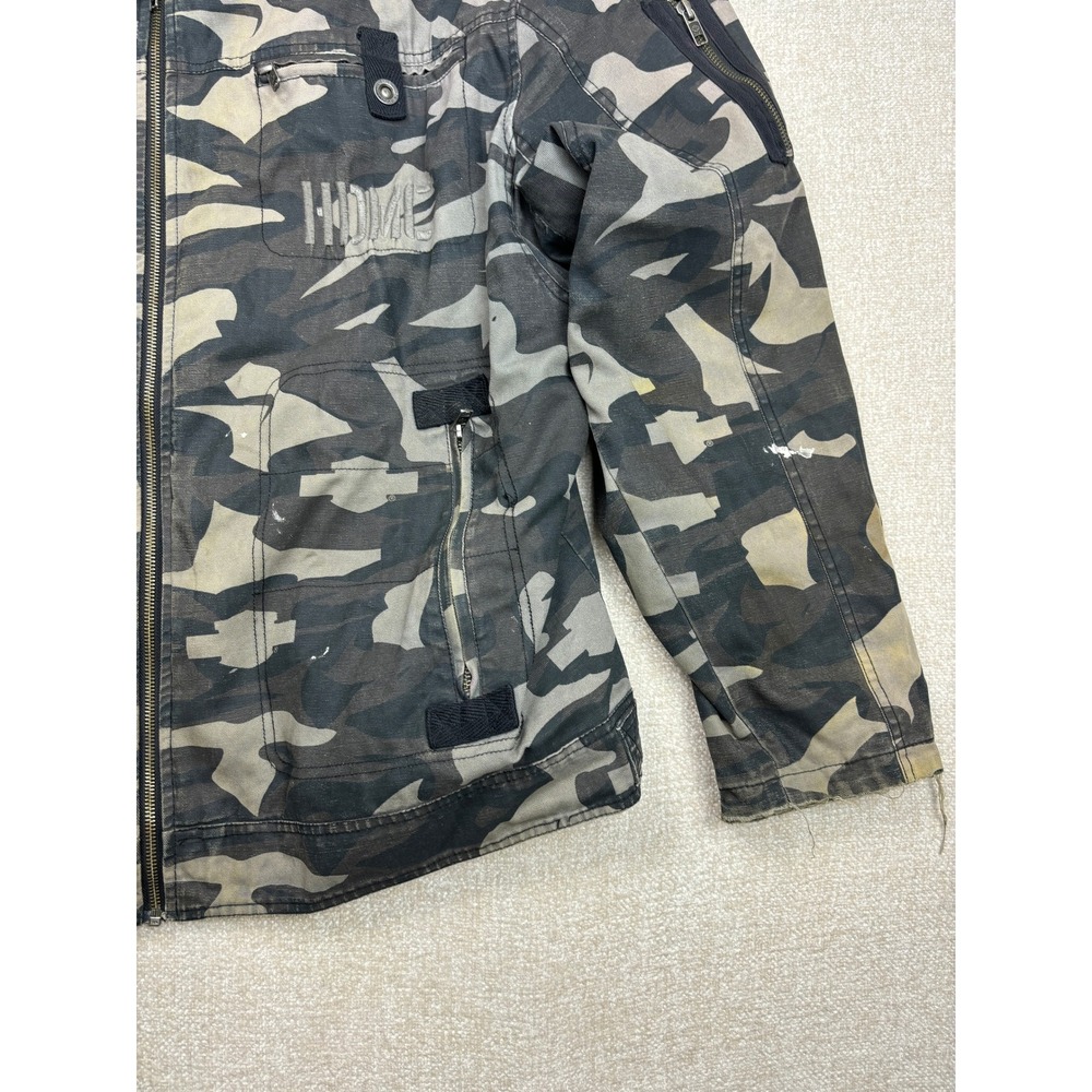 Harley Davidson Mens 3XL Camo Military Riding Jacket Quilted Shoulder - Picture 5 of 9